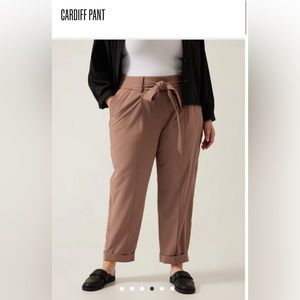 Athleta Cardiff Pants, tan, size 22